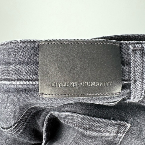 Citizens of Humanity Ayla Raw Hem Crop Jeans In Bronson Size 30 - Picture 9 of 10